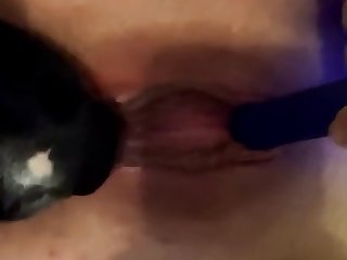 Teen Gets Asshole Splintered With the help Vibrator And Squirts 1